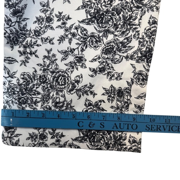 VTG‎ FIELD MANOR Modern Classics Floral Print Wide Leg Pants Women's Size 16 - Picture 9 of 9